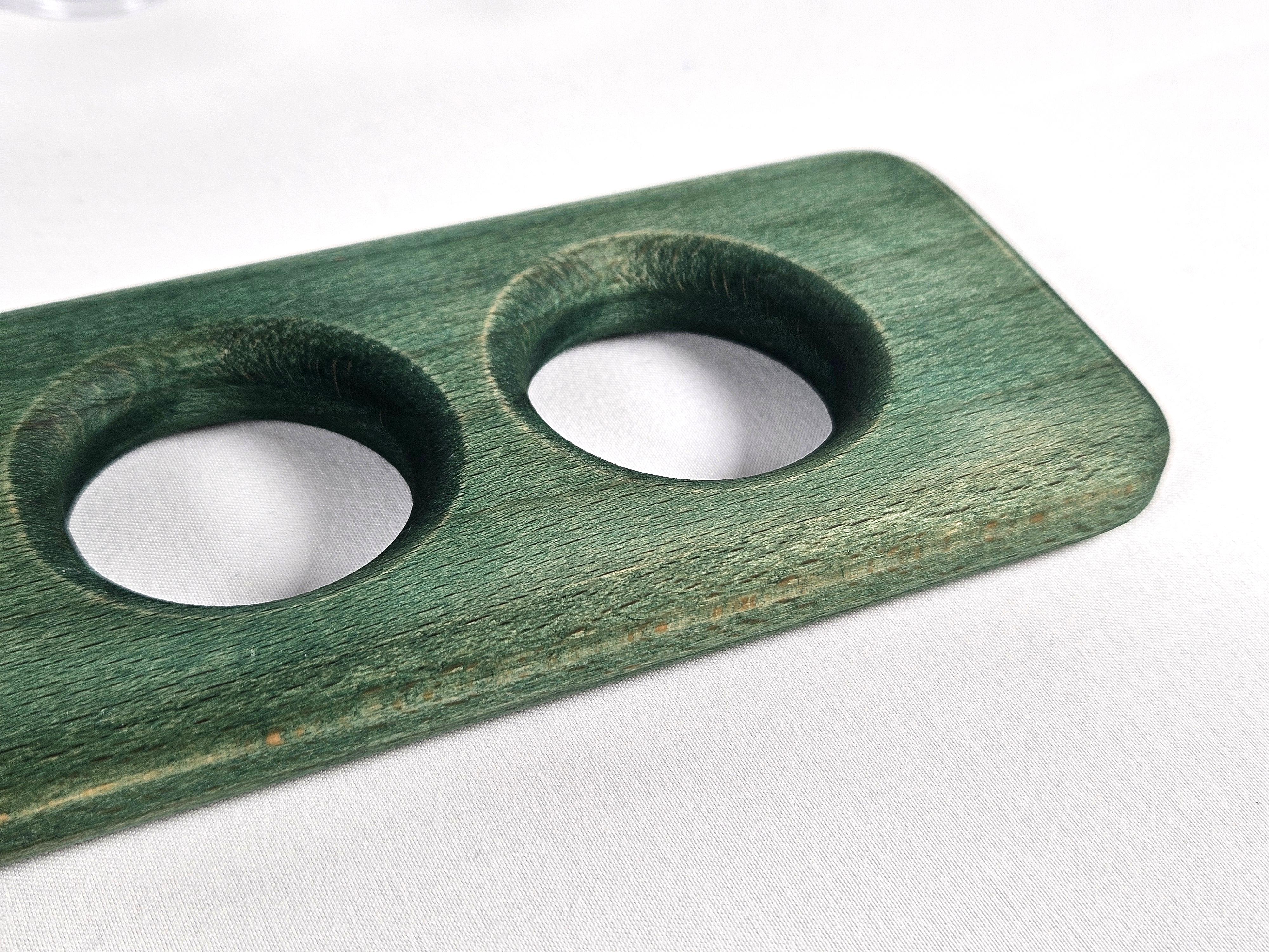 Handcrafted Wooden Shot Glass Paddle Tray - Image 4